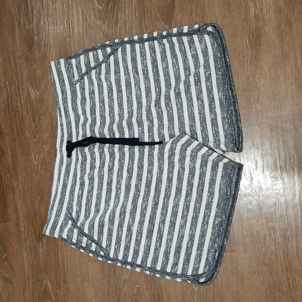 (L) Talbots Striped Drawstring Home Comfortable Loungewear Casual Leisure Walk